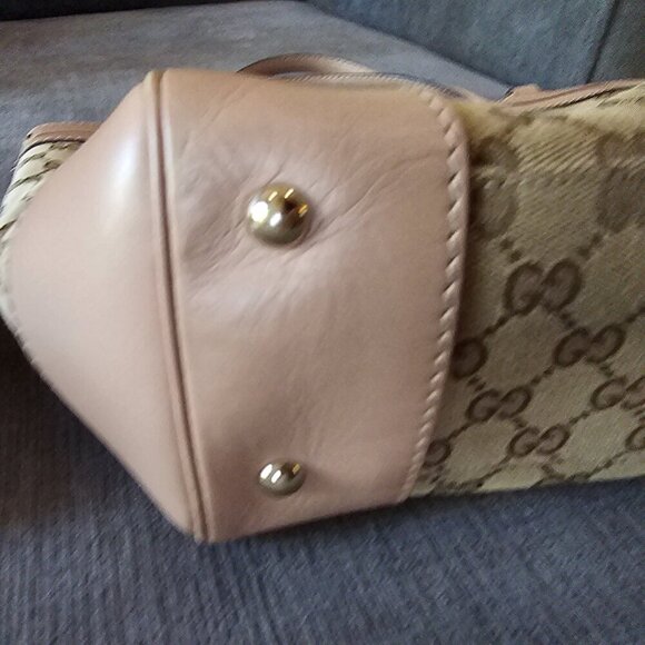 Gucci GG Canvas & Leather Mayfair Tote Bag Comes With 100 % COA - Picture 11 of 14